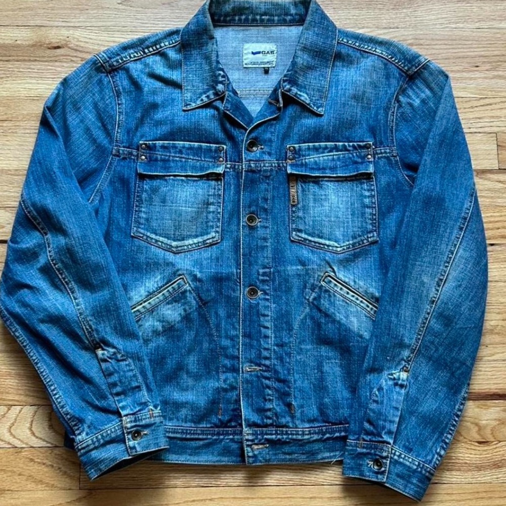 Gas Denim Vintage Faded Jacket
